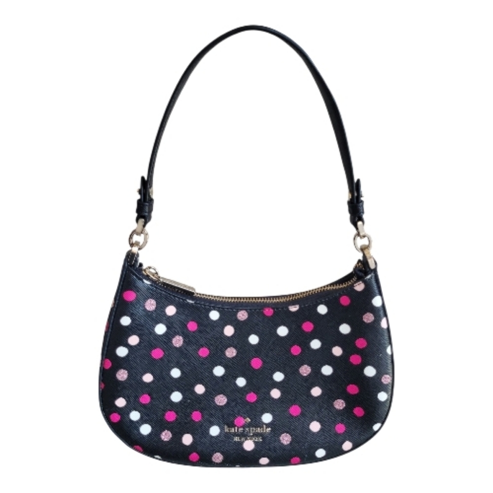 Kate Spade Staci Glimmer Polka Dot Half Moon Shoulder Bag